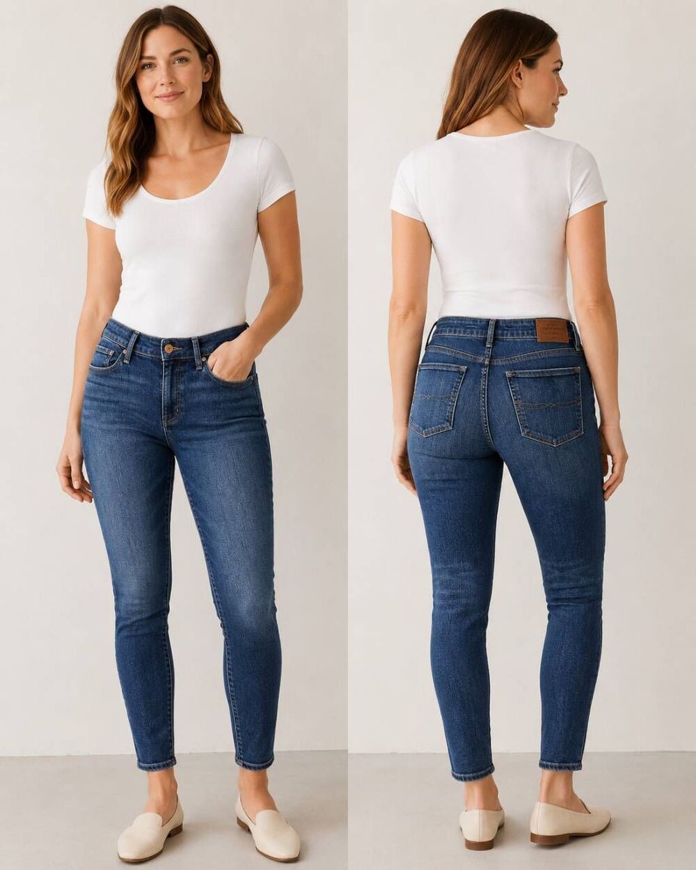 Lucky Brand Lolita Skinny Jeans Women’s 14/32 Ankle Blue Stretch Denim 36x29